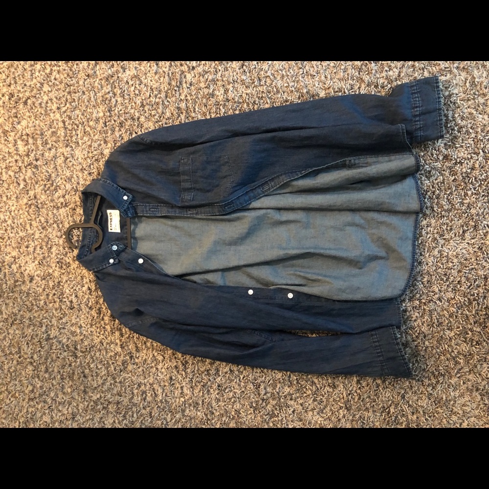Express denim top